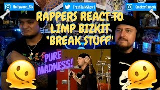 Rappers React To Limp Bizkit quotBreak Stuffquot LIVE AT WOODSTOCK 99 [upl. by Lokin]