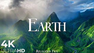 EARTH 4K  Relaxation Film  Peaceful Relaxing Music  Nature 4k Video UltraHD  OUR PLANET [upl. by Zetes]