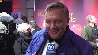 Hape Kerkeling am Roten Teppich beim Bayerischen Filmpreis 2018 [upl. by Ciprian]