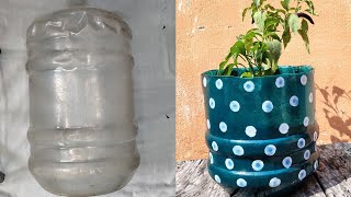 DIY Planter from a Water Bottle  Best Out of Waste [upl. by Clevie65]