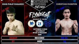 Christian Manipon Vs John Philip Magarzo  NUFL 1 [upl. by Yessak]