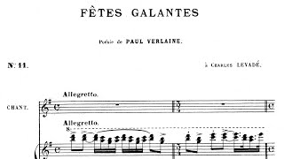 Fêtes galantes R Hahn  Piano Accompaniment [upl. by Neeneg453]