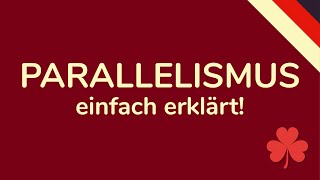 PARALLELISMUS  schnell amp einfach erklärt rhetorische Mittel animiert 🇩🇪 [upl. by Chandos230]