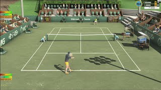 CHALLENGER  Milos Raonic VS Cameron Norrie  Tennis Elbow 4  Gameplay [upl. by Elitnahc]