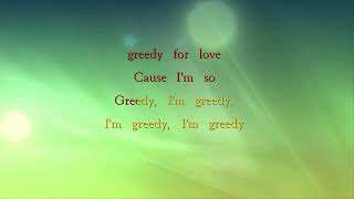 Greedy  Karaoke  Ariana Grande [upl. by Hanima]