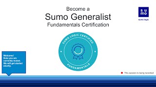 Sumo Logic Cert Jam  Fundamentals [upl. by Meridith554]