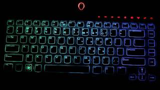 Alienware M15x AlienFX  Rainbow [upl. by Assirolc]