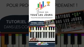 Joue ça tous les jours pour progresser rapidement shorts viral piano [upl. by Mallorie]