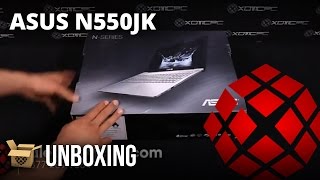 ASUS N550JK  Unboxing by XOTIC PC [upl. by Annonyw]