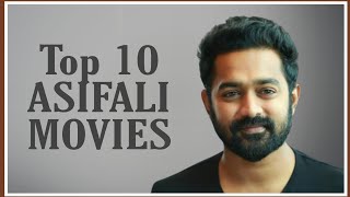 Top 10 Asif Ali movies  Asif Ali Best movie collections [upl. by Niamreg]