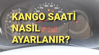 Renault Kango saat ayarlama araç saati ayarlama kango saati nasıl ayarlanır Kanal İzmir [upl. by Jarvey930]