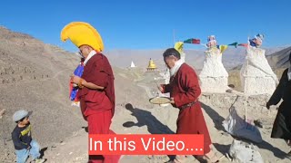 Rigsum Gonbo Stupa Construction at Stok Village [upl. by Ehrsam132]