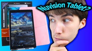 Nuvision Solo 10 Draw A Windows Tablet Review [upl. by Ahsitan]