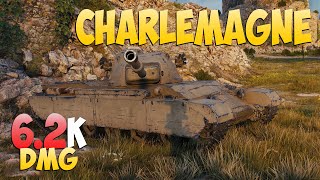 Charlemagne  4 Kills 62K DMG  Diligent  World Of Tanks [upl. by Ettevy]