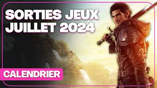 Toutes les SORTIES JEUX VIDEO JUILLET 2024 [upl. by Ha]