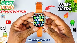 W68 Ultra Smartwatch  With Real Pin Lock amp Calculator 😱 Unboxing And Indepth Review 🔥🔥 [upl. by Eibrad]