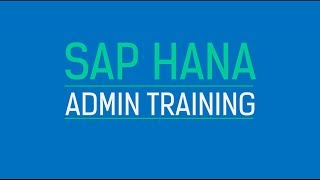 SAP HANA ADMIN TRAINING  HA200 [upl. by Blen870]