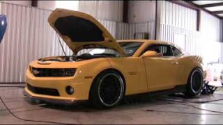 2010 HPE650 Camaro 622 rw hp Chassis Dyno Test [upl. by Adlesirg197]