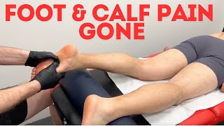 Deep Tissue Massage for Foot Pain  Plantar Fasciitis [upl. by Ayoj]