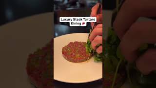 Tableside Luxury Steak Tartare [upl. by Hsizan641]