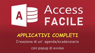 Applicativo Completo  Agenda e Scadenziario con popup avvisi [upl. by Ardnat573]