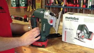 METABO 18 VOLT CORDLESS JIGSAW STA 18 LTX [upl. by Ming]