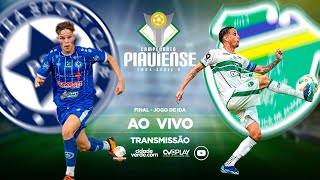 Parnahyba X Altos  AO VIVO  Final do Piauiense 2024  jogo de ida [upl. by Reteid]