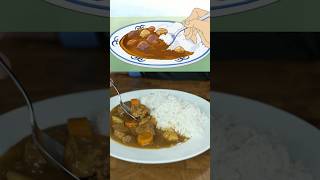 Navy Curry 🍛 from One Piece 🏴‍☠️ sanji navy curry onepiece anime manga food [upl. by Ellenad]