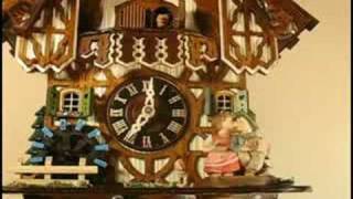 Sternreiter Kissing Couple cuckoo clock  1315 [upl. by Adnovoj]