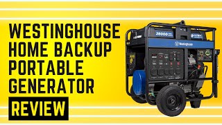 Westinghouse 28000 Watt Home Backup Portable Generator Review Pros amp Cons Explained [upl. by Allekram]