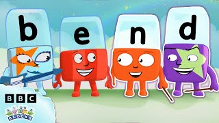 2 Letter Ends Blends  Consonant Clusters  Learn to Read and Spell  Alphablocks [upl. by Dov]