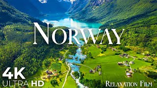 Norway 4K • Scenic Relaxation Film with Peaceful Relaxing Music and Nature Video Ultra HD [upl. by Narcis]