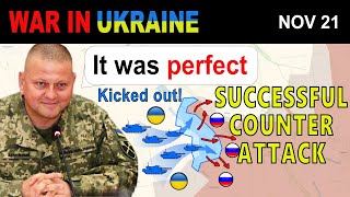 21 Nov POINTBLANK TANK RAID Russian Soldiers ERADICATED  War in Ukraine Explained [upl. by Talanian]