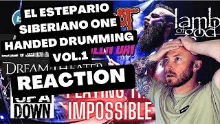 Drummer Reacts To  EL ESTEPARIO SIBERIANO ONE HANDED DRUMMING VOL1 FIRST TIME HEARING Reaction [upl. by Xanthe182]