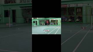 Late forehand badminton vasanthbadmintoncoach [upl. by Ahsyas]