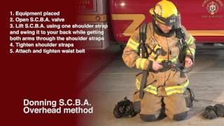 Don and Doff PPE amp SCBA [upl. by Sibby]