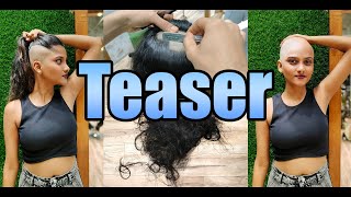 A Mumbai Girl Getting Full Head Shave For New Look TeaserPineapple SalonHeadshave 2024  Part02 [upl. by Collum]