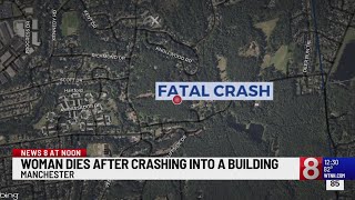 Woman dies after crashing into building in Manchester [upl. by Larrabee359]