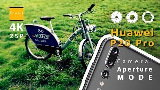 Huawei P20 Pro Camera APERTURE MODE  Image Gallery quotBokeh Bicyclequot [upl. by Freytag]