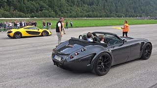 Wiesmann MF5 Roadster vs McLaren P1 [upl. by Srevart]