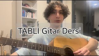 Bir Bildiğin Vardır Gitar Dersi  TABlı  Nasıl Çalınır [upl. by Ardeed680]