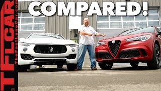 Spaghetti or Ravioli Maserati Levante vs Alfa Romeo Stelvio Compared [upl. by Fermin]