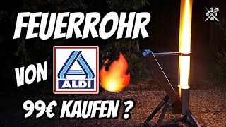 Feuerrohr von ALDI  Erster Eindruck  030 BBQ [upl. by Maxie41]