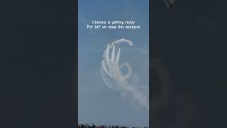 Indian Air Force  Aerial show at Chennai iaf indianairforce aerialshow marinabeach airforce [upl. by Galven]