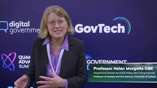 Professor Helen Margetts OBE speaks at GovTech 2022 [upl. by Patman]