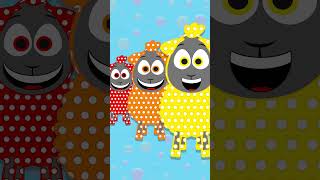 Big Bigger Biggest Song  POLKADOT SHEEP BabyBigMouth shorts kidssong dance toddler learn [upl. by Juta]