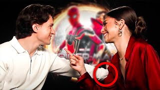 6 Times Tom Holland Flirted With Zendaya in Live Interviews [upl. by Shulock7]