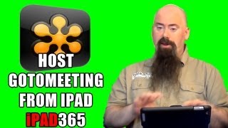 How to Start GotoMeeting on iPad [upl. by Sadye]