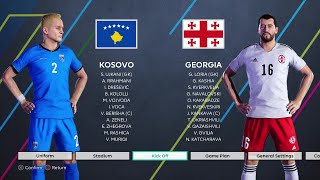 Kosovo vs Georgia  FIFA World Cup Qualifier  UEFA [upl. by Alarise]