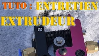 Tuto utilisation et entretien de son extrudeur dimprimante 3D [upl. by Holli737]